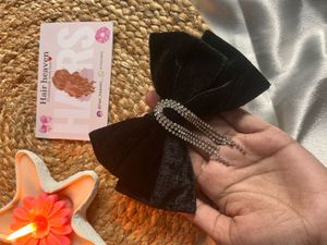 3 pcs luxe bow clip