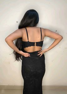 Elegant Black Party Gown