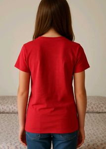 Red slim top