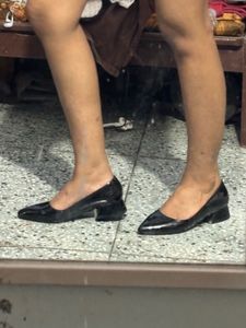 GINGER BY LIFESTYLE BALLERINA BLACK HEELS🎀