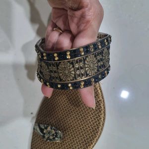 Mochi Embellished Toe Ring Sandals