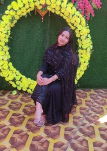 Black Sequence Kurta Set With Thread Work