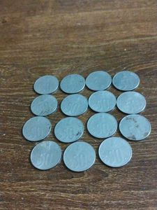 50 Paise Indian Coins (15) nos