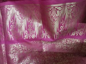 Pink Banarasi Silk Saree
