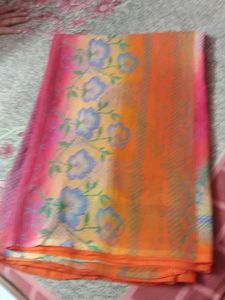 Floral Print Saree