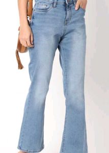 Mid-wash Blue Jeans