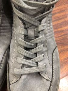 Gray High-Top Sneakers UK10