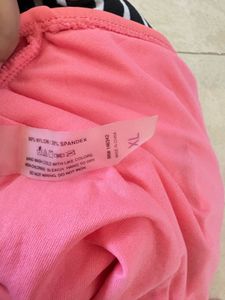 Coral Swim Top with Braided Straps