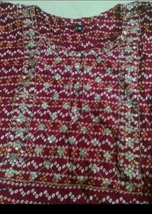 Bandhej Gown