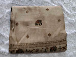 Peacock And Elephant Rim Zim Saree