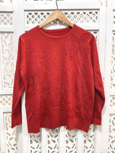 Oversized Knit Top A