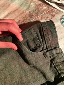 Black Denim Shorts