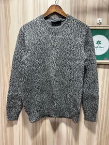 GAP Lambswool Wool Crewneck Grey Sweater