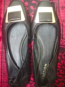 Pazzion Black Ballerinas