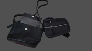 Black Crossbody &amp; Waist Bag Bundle