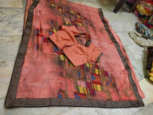 Printed Saree with Blouse Piece