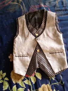 Vintage Checkered Pattern Vest