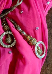 pink lehgah choli with dupatta