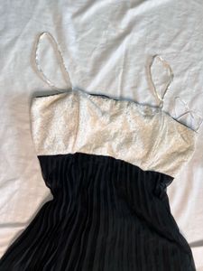 Cute Black &amp; Cream Dress
