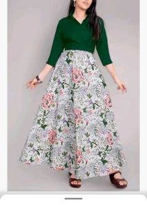 Floral Ethnic Gown
