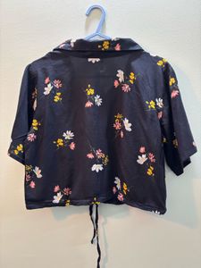 Floral Print Crop Top