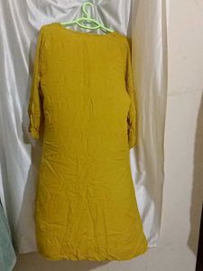 Mustard Yellow Kurti