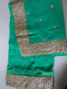 Sea Green Saree