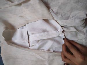 Butterfly Peplum Top With Light Shimmer