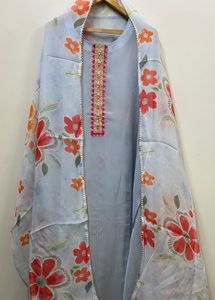 Floral Organza Salwar Kameez