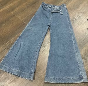 Wide Leg Denim Jeans