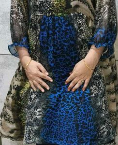 A Beautiful Flared Dress For Your Daily Wear.