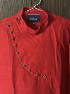 Red Grand Men&#39;s Kurta