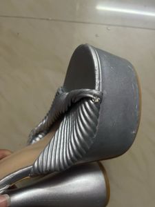 Silver Bratz Platform Heels