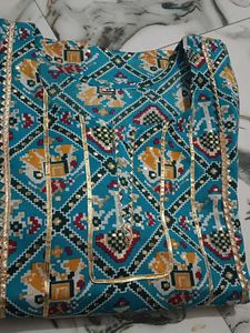 New Partywear Kurti With Neck Design