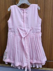 Pink Embellished sharara suit