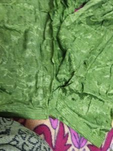 Olive Long SalwaarWith Belt Style