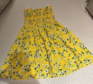 Floral Yellow dress