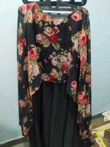 beautiful black dress by ahalyaa