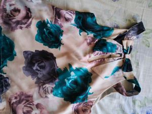 H&amp;M Floral Halter Dress