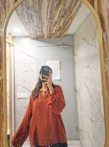 Rust Pretty Top For Classy Women And Girls