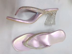 Lavender Transparent Heels (Broken)