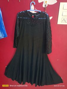 Elegant Black Lace Dress