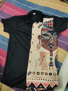 Unique Graphic Print Shirt