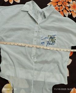 Striped Button-Down Shirt