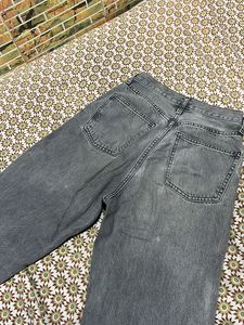 charcol wide leg jeans