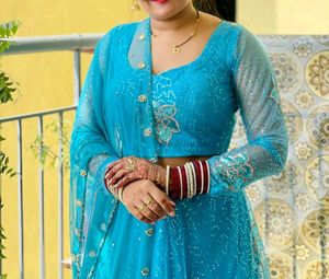 Self Design Lehenga Choli With Dupatta