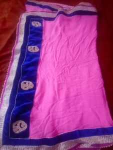 Elegant Pink Saree