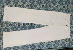 White Straight Leg Jeans