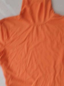 Orange Bodysuit Top