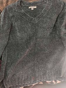 Gray Knit Sweater